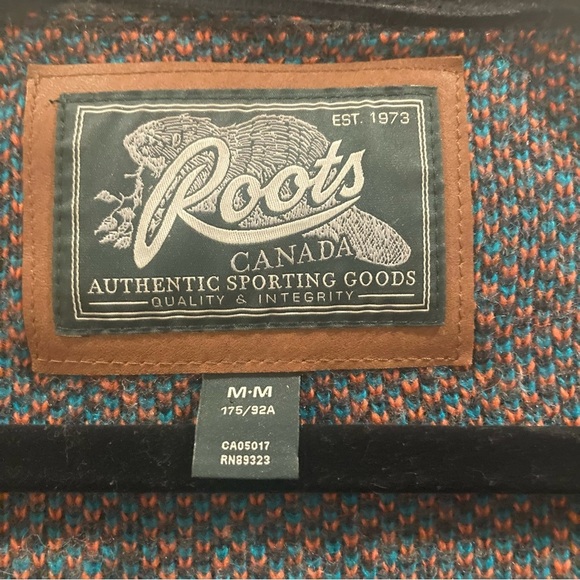 ROOTS Sz M South Western Fringe Open Front Wool Blend Boho Bohemian Cardigan - Picture 3 of 13